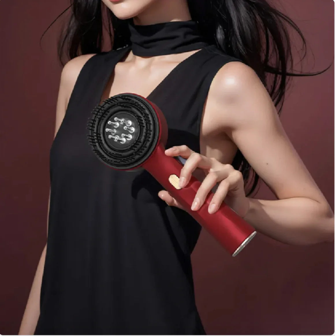 Red Light Haircare Comb β Anti-Slip, Multi-Function, Red-Light Therapy