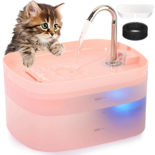 Silent Cat Water Dispenser 84OZ/2.5L with Carbon Filter