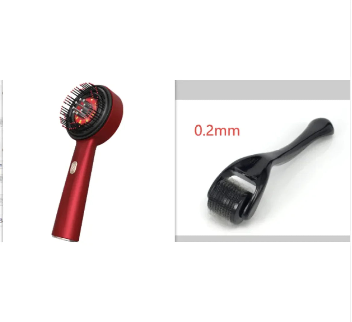 Red Light Haircare Comb β Anti-Slip, Multi-Function, Red-Light Therapy