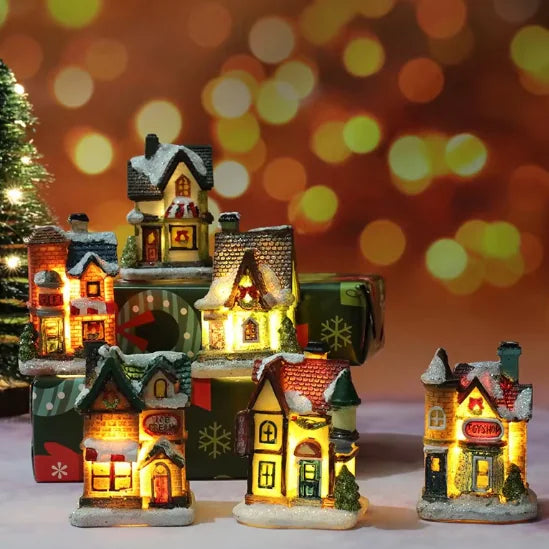 Cute Christmas House Light Decoration