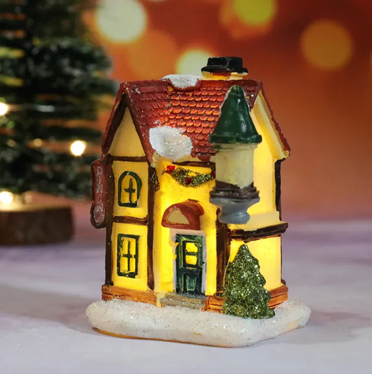 Cute Christmas House Light Decoration