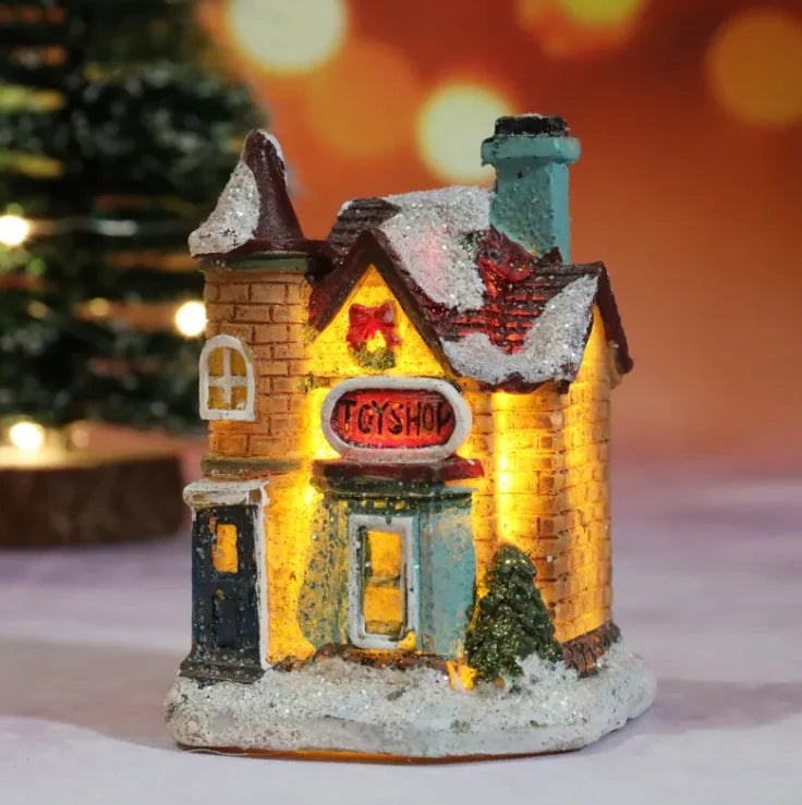 Cute Christmas House Light Decoration
